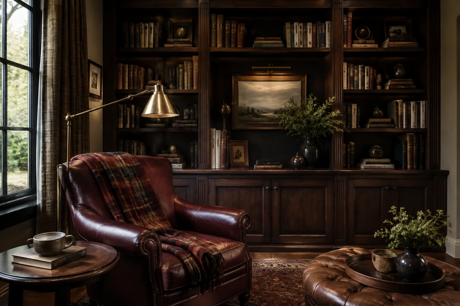 AI style inspiration for Deep red