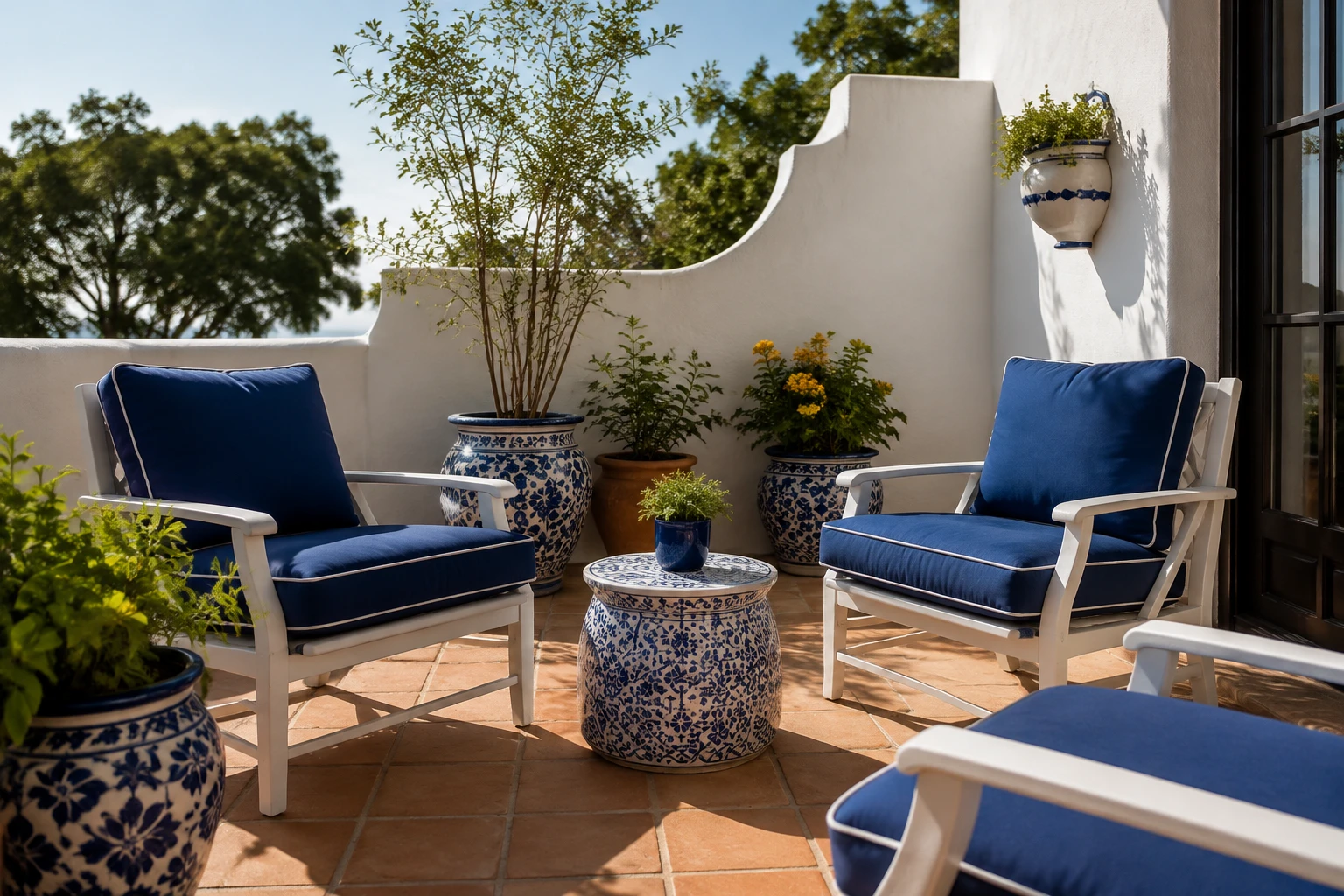 AI style inspiration for Mediterranean Blue