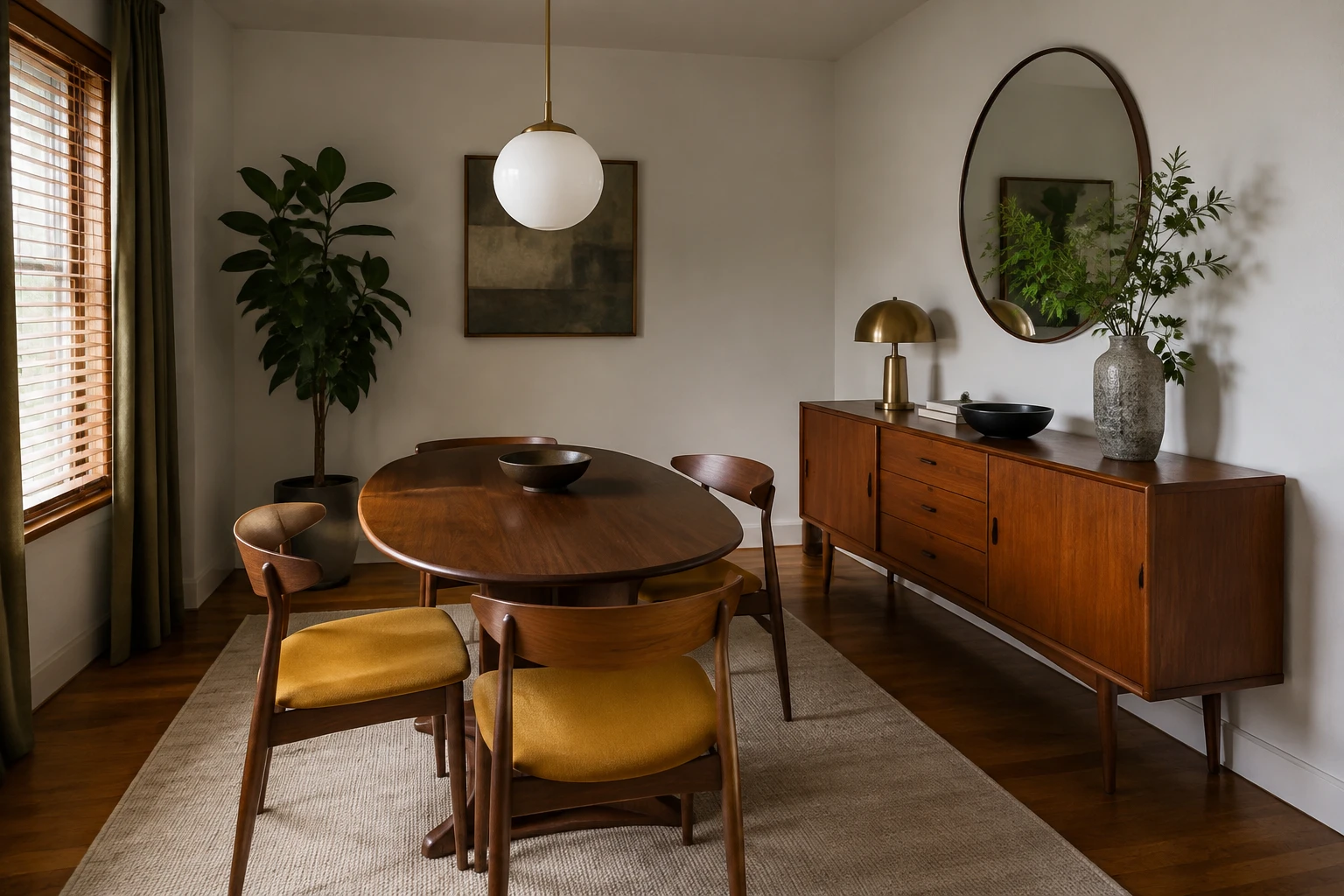 AI style inspiration for Retro wood