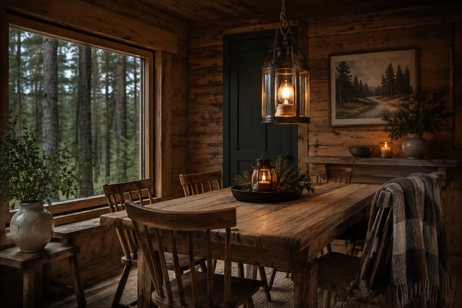 AI style inspiration for Cosy cabin
