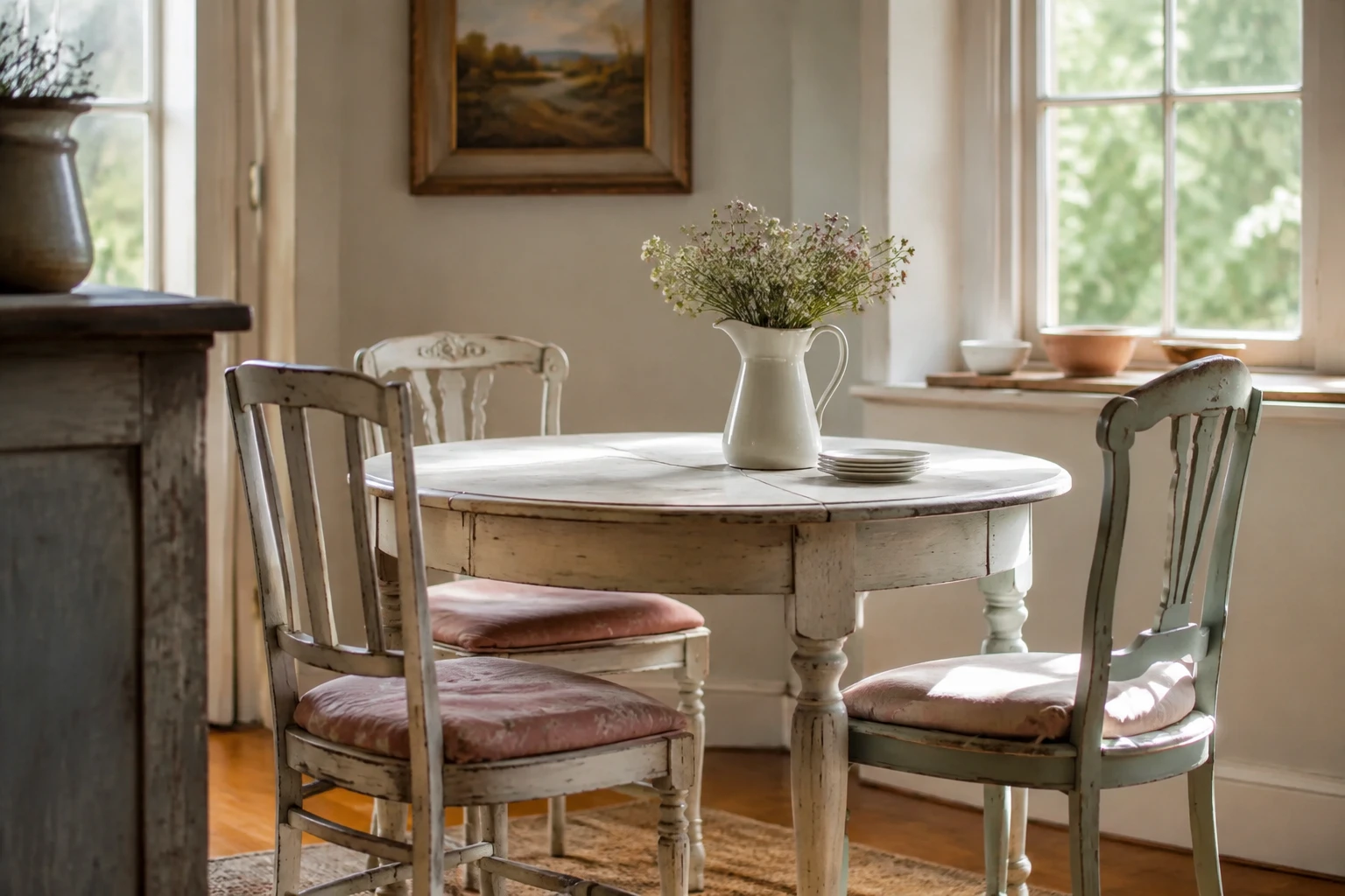 AI style inspiration for Vintage flowers