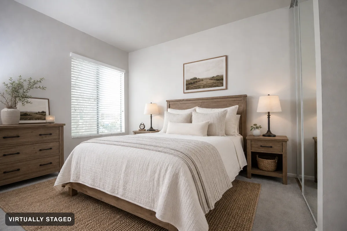 Country home — AI bedroom example