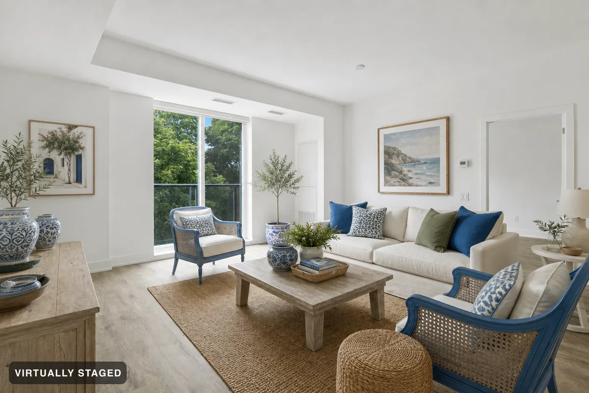 The same example room virtually staged in Mediterranean Blue