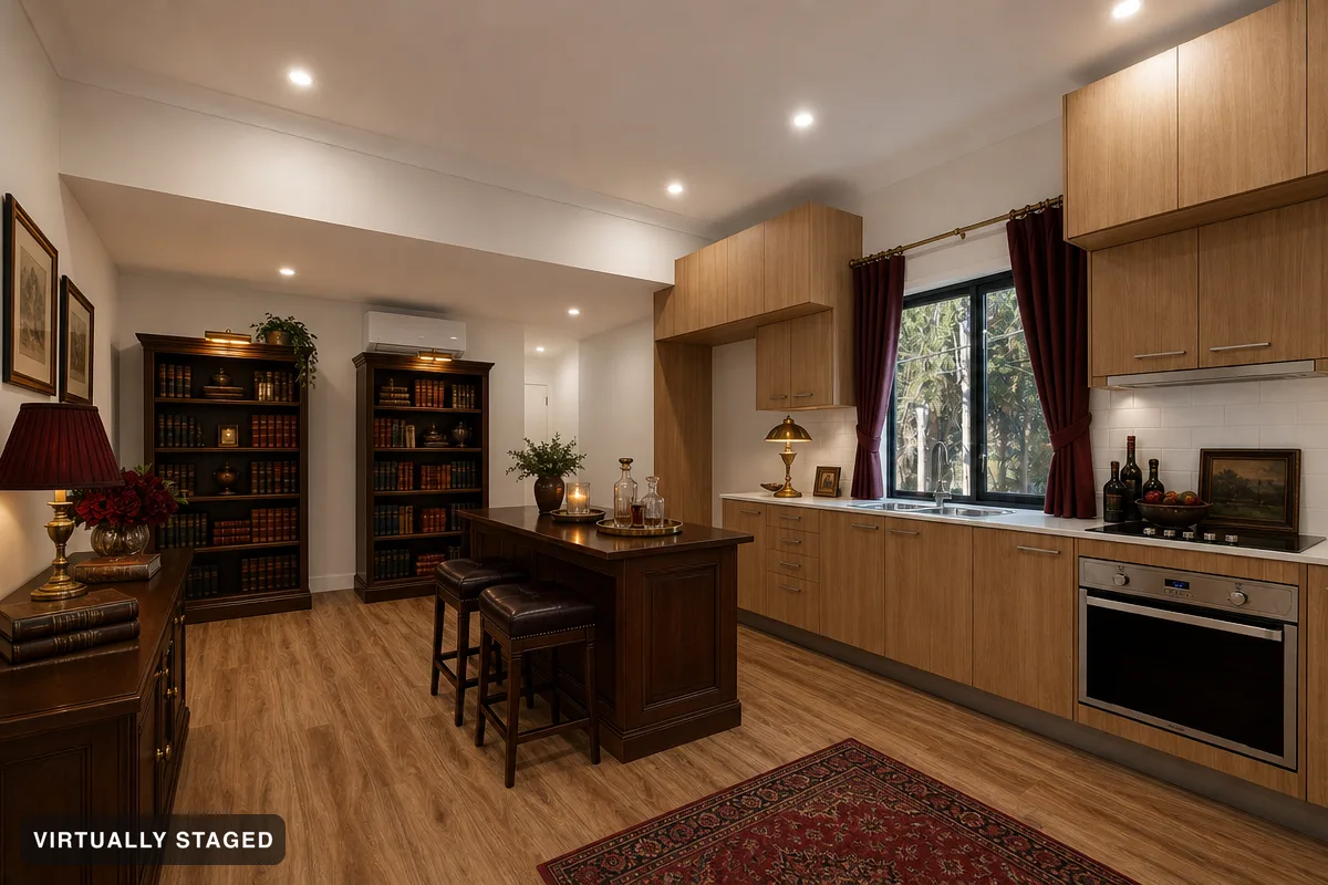 Deep red — AI kitchen example