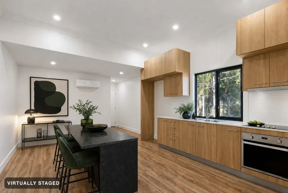 Modern Charcoal — AI kitchen example