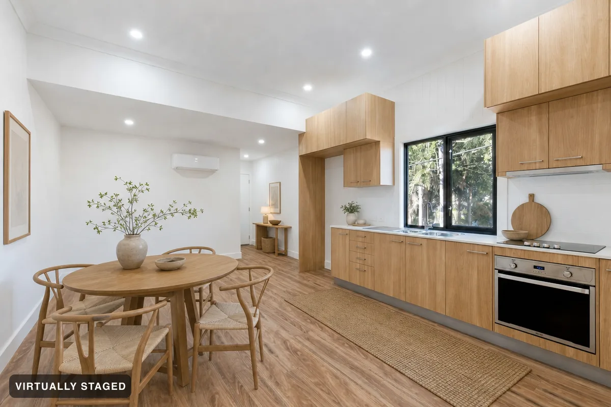 Japandi Calm — AI kitchen example