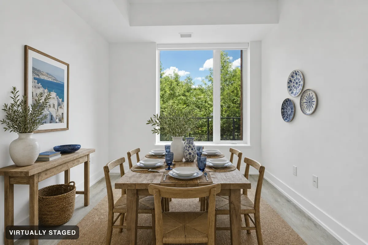 Greek Island — AI dining room example