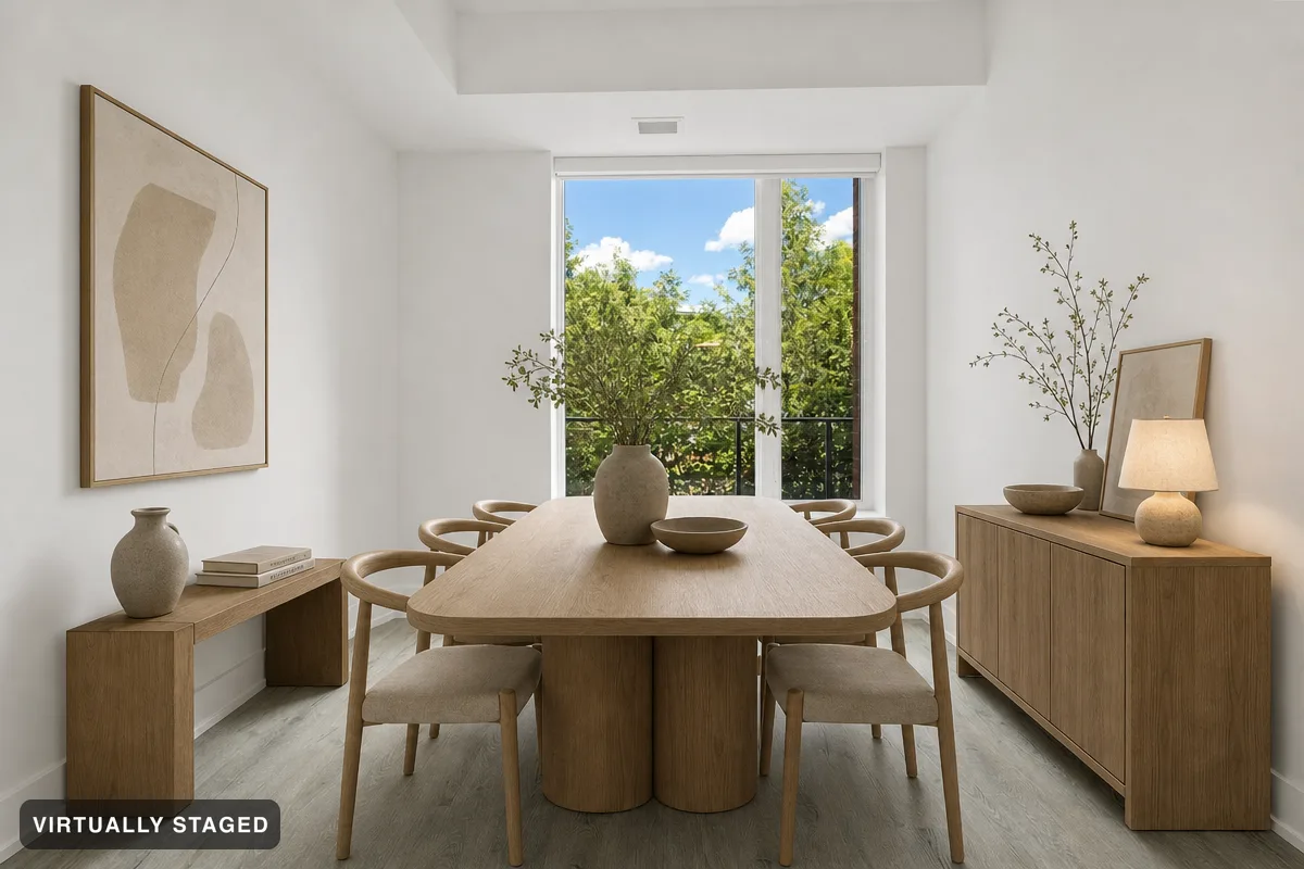 Japandi Calm — AI dining room example