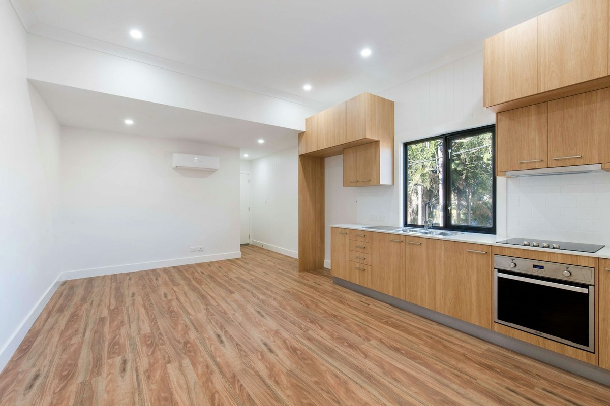 Original kitchen before AI staging